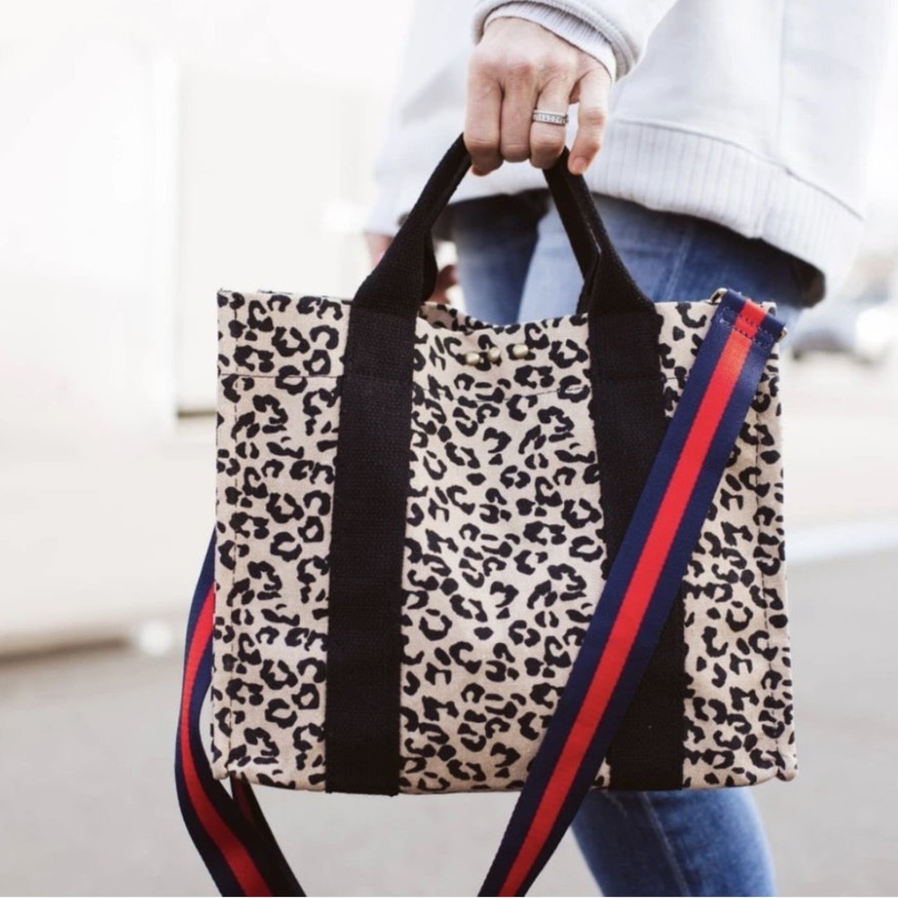Leoapard Canvas Crossbody